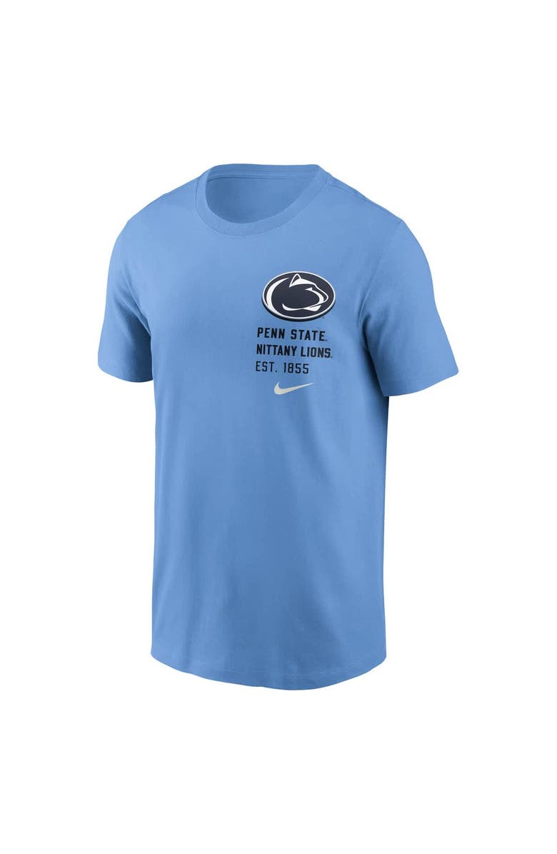 Nike Men's Nike Valor Blue Penn State Nittany Lions Record Shattered 2-Hit T-Shirt, Alternate, color, Light Blue