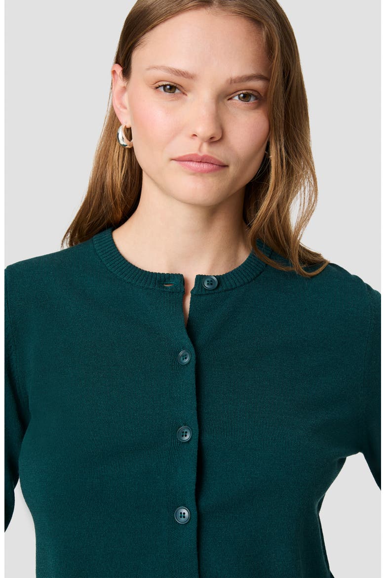 Crop Cardigan, Alternate, color, DEEP TEAL