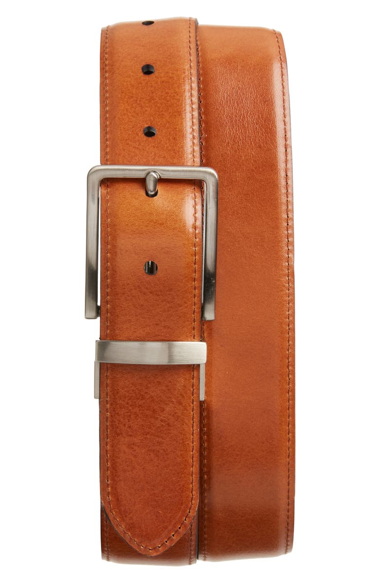 Nordstrom Mauricio Reversible Leather Belt, Alternate, color, Black-Tan