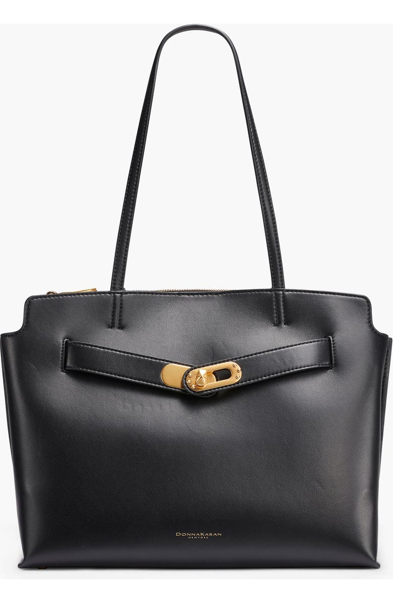 Donna Karan New York Bridgehampton Tote, Main, color, Blk/Gold