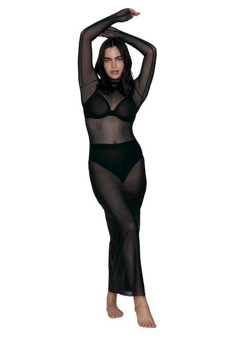 The Mockneck Dress (Mesh)