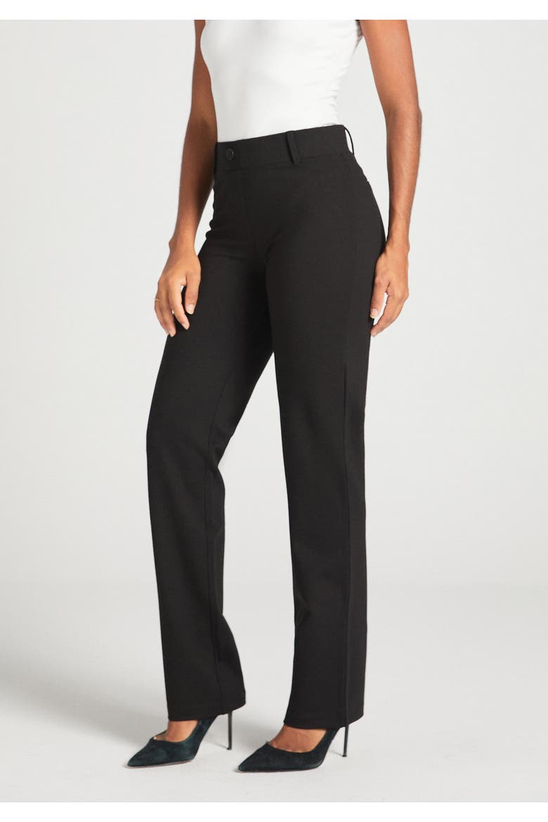 Classic DPYP Dress Pant Yoga Pants Straight Leg, Main, color, Black