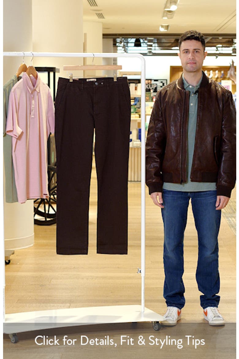 Flat Front Stretch Cotton Chinos video