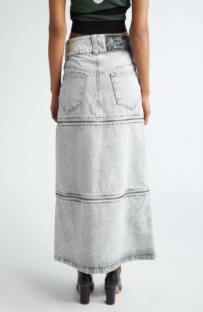 Vaquera Denim Zip Skirt, Alternate, color,