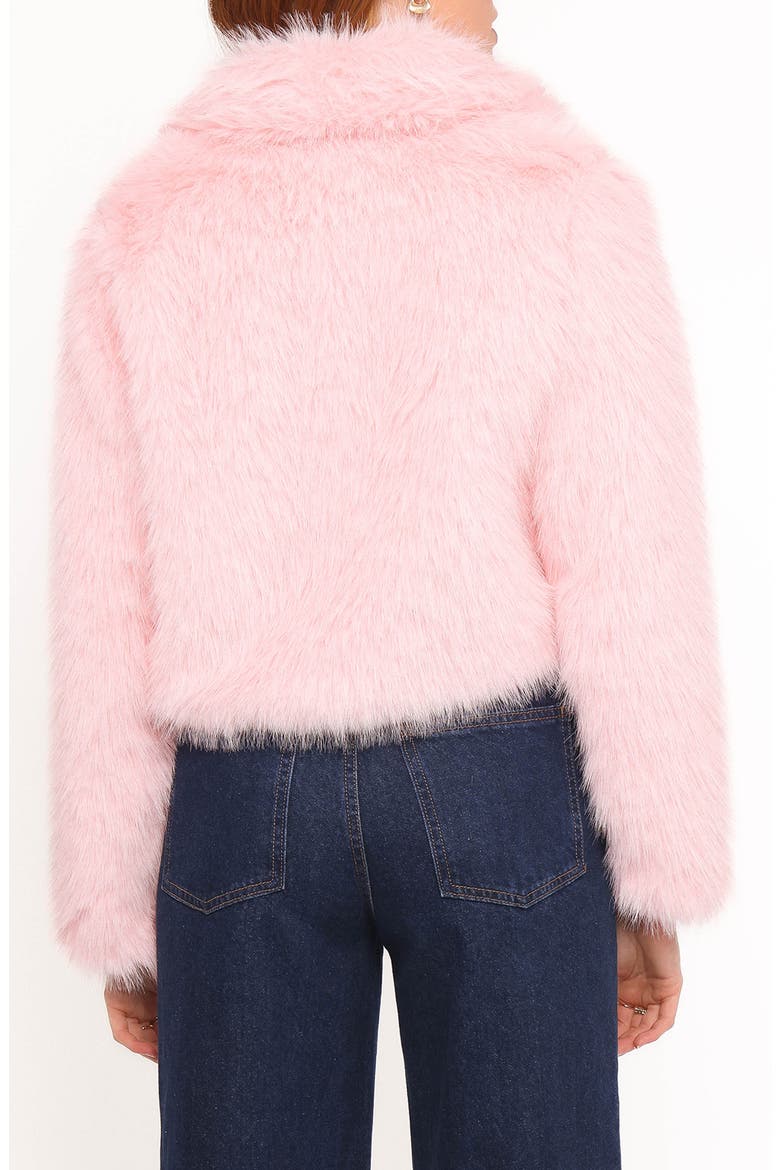 Bobbi Faux Fur Jacket, Alternate, color, PINK