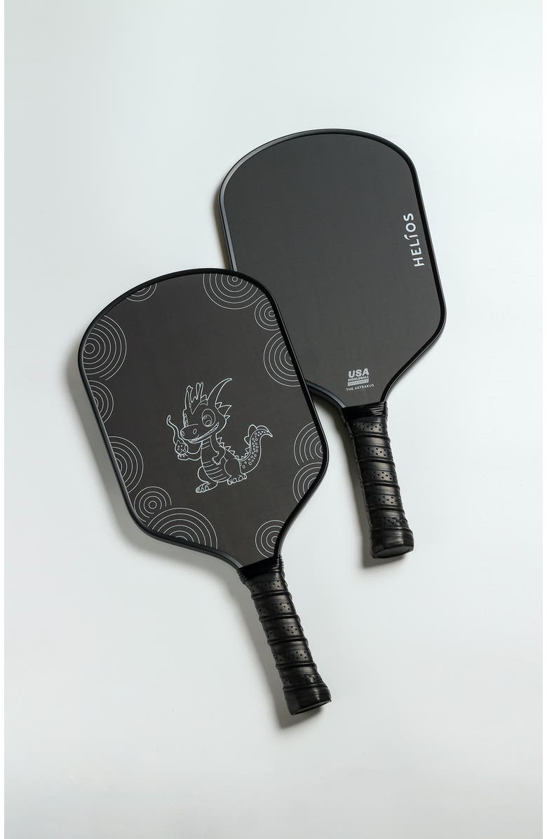 Helios The ASTRAEUS - DRAGON KIDS Pro Pickleball Paddle, Alternate, color, Black