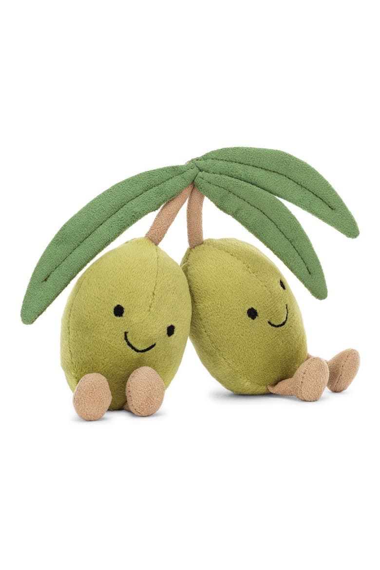 Amusable Olives Plush Toy, Main, color, GREEN