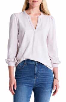 NZT by NIC+ZOE Perfect Knit Henley Top