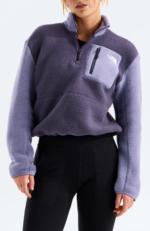 Yumiori Colorblock High Pile Fleece Half-Zip Pullover