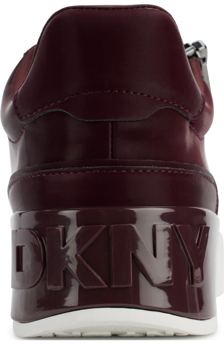 DKNY Mei Sneaker, Alternate, color, Wine