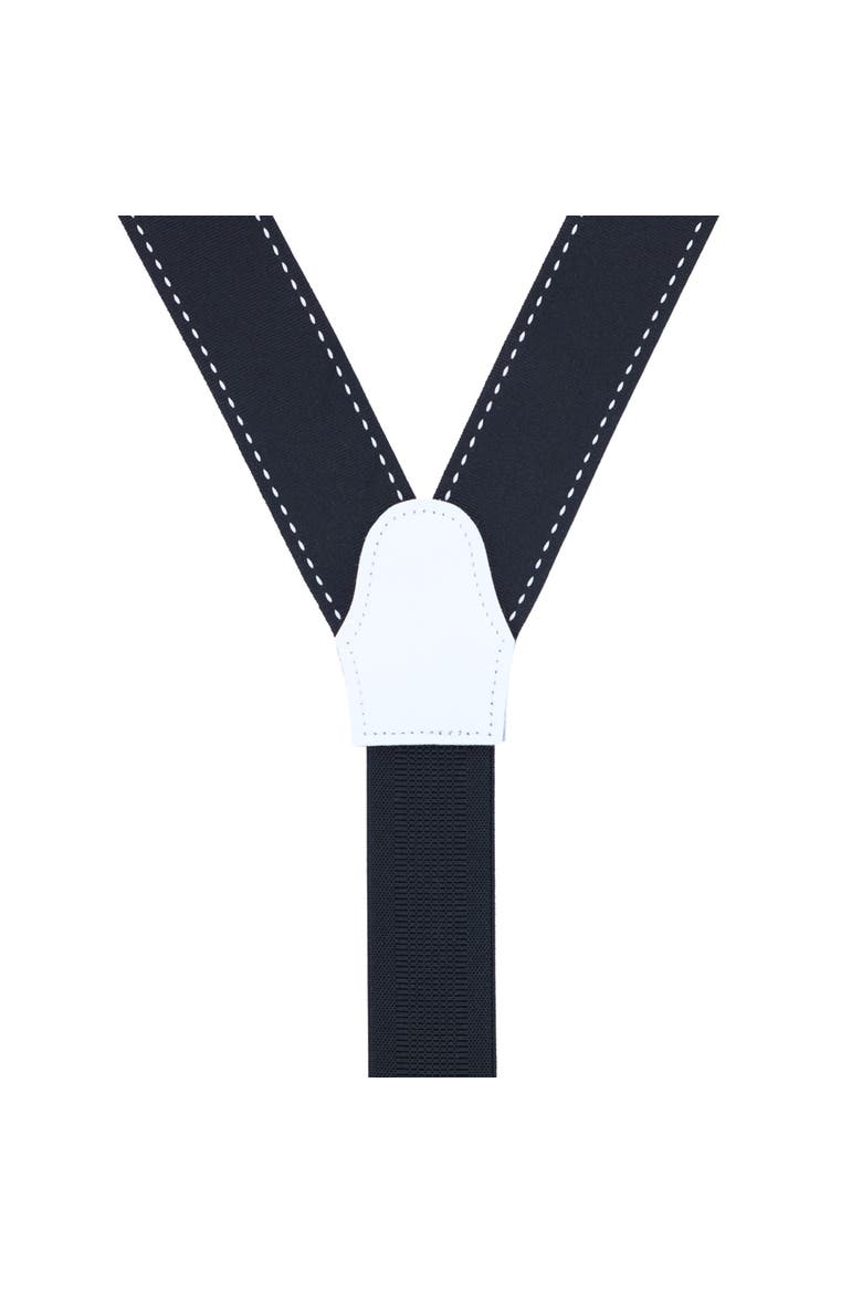 Freeman Edge Stitching Runner End Ribbon Suspenders, Alternate, color, Black