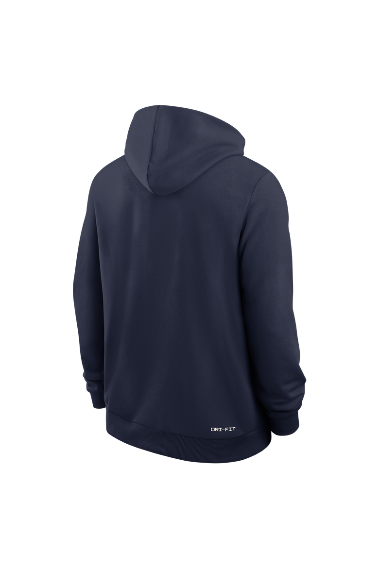 Men's Jordan Brand Navy North Carolina Tar Heels 2026 Sideline Standard Issue Dri-FIT Hoodie, Alternate, color, Navy