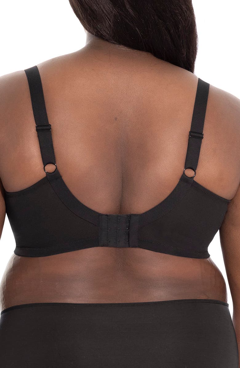 Goddess Verity Full Figure Underwire Bra, Alternate, color, Black