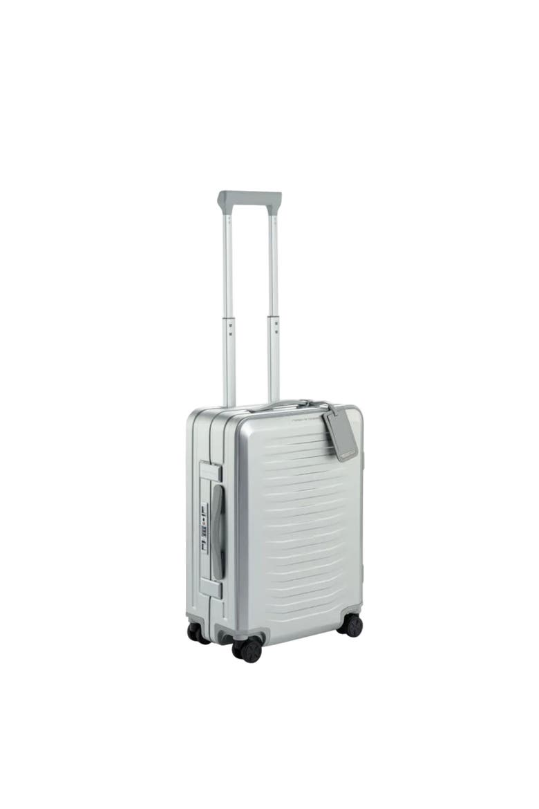Roadster 21" Carry-on Aluminum Spinner, Main, color, Silver