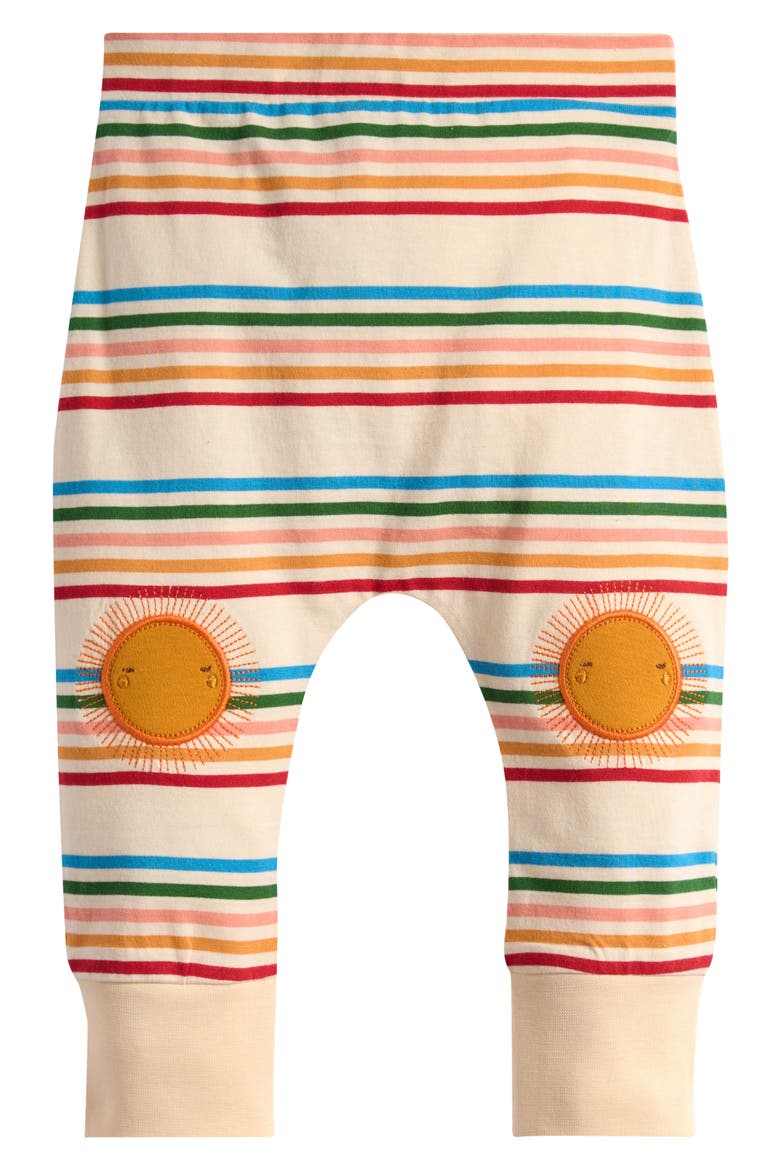Kids' Stripe Knee Patch Sweatpants, Main, color, IVORY MULTI
