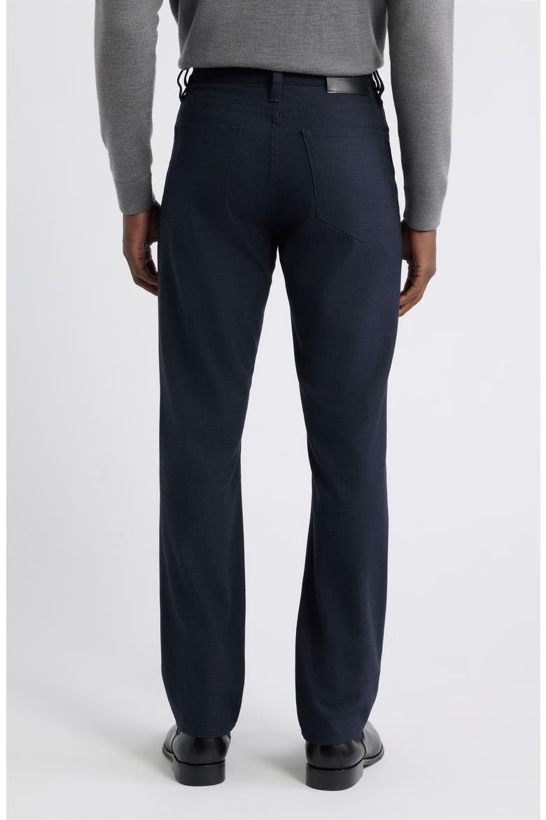 Charisma Dark Navy Supreme Relaxed Straight Leg 5-Pocket Pants, Alternate, color, DARK NAVY SUPREME PLAID