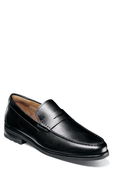 Hawthorne Leather Moc Toe Penny Loafer