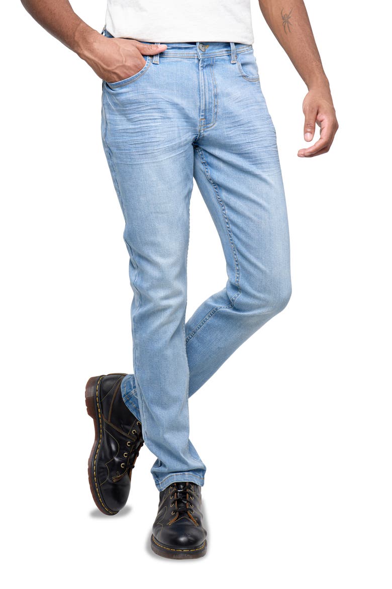 Cultura Stretch Jeans, Alternate, color, LIGHT BLUE