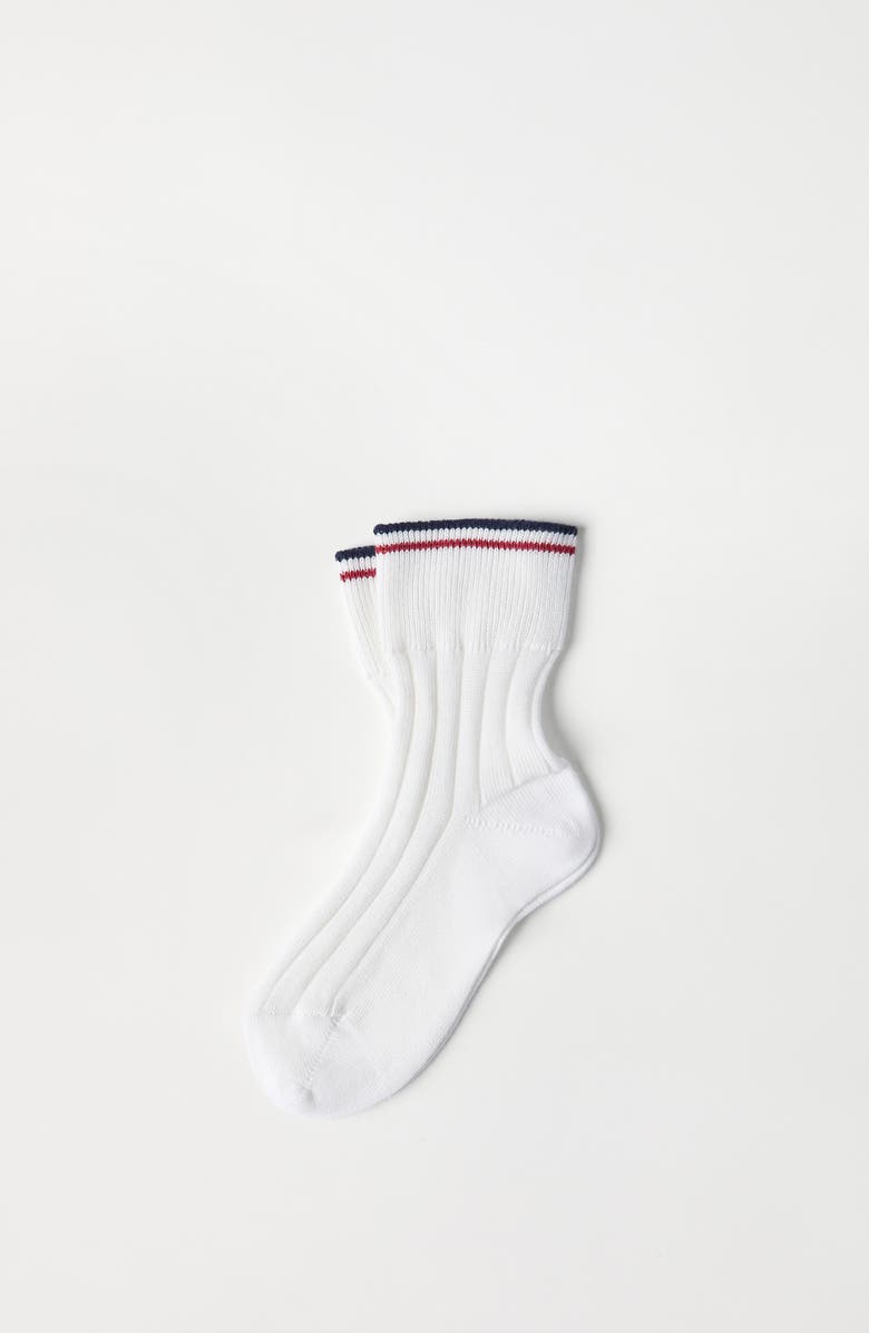Brunello Cucinelli Knit socks, Alternate, color, White