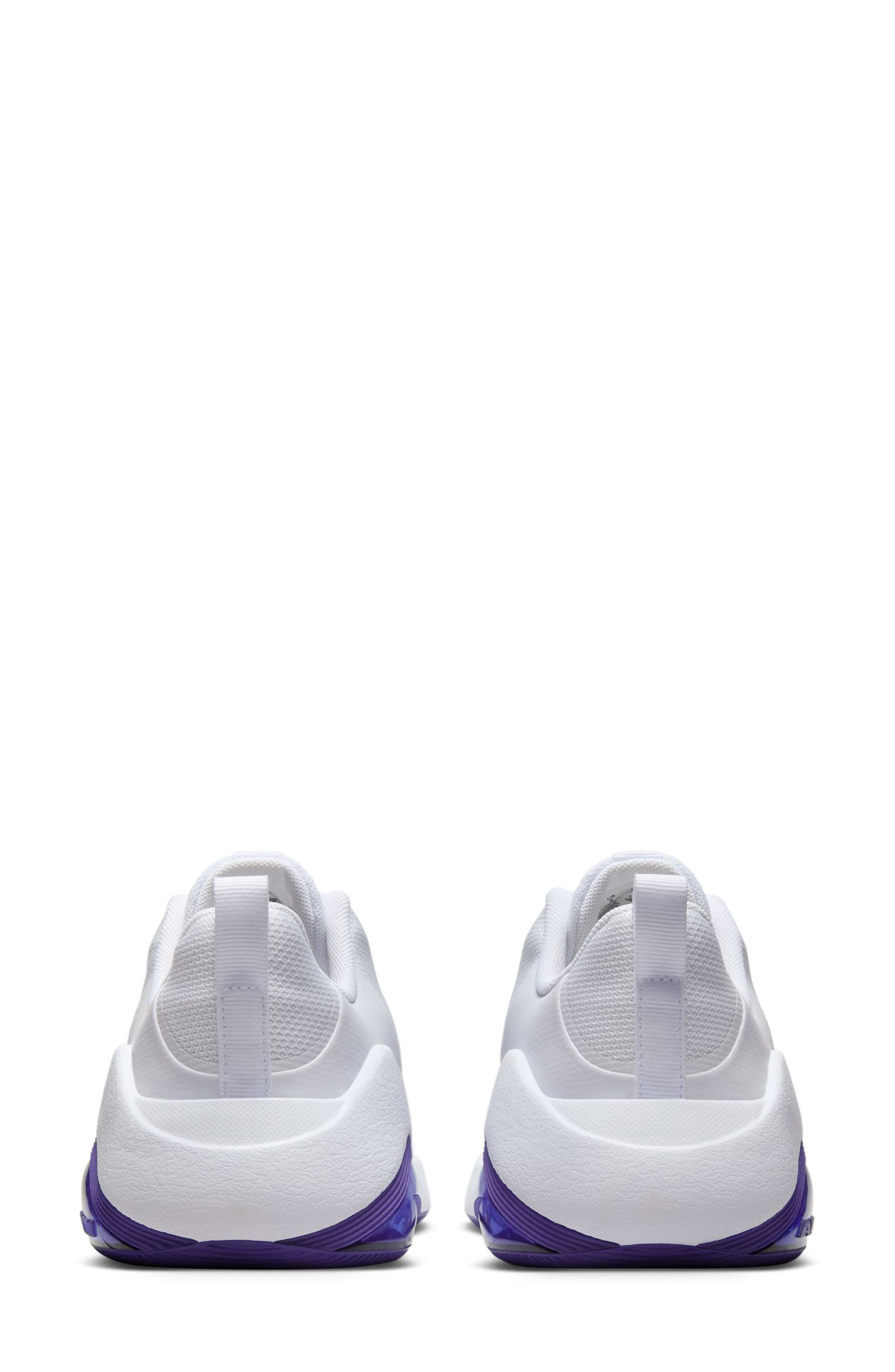 Nike Bella 7 Training Shoe, Alternate, color, White/ Court Purple/ White