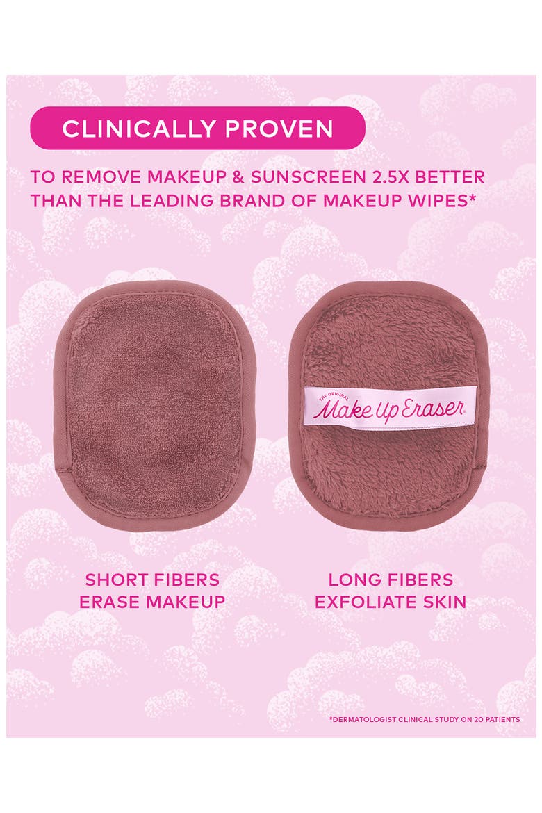 7-Day Hot Cocoa MakeUp Eraser Set with Laundry Bag, Alternate, color, HOT COCOA