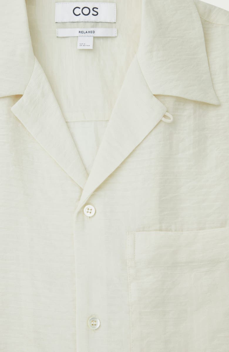 COS Turnstone Relaxed Fit Short Sleeve Button-Up Camp Shirt, Alternate, color,