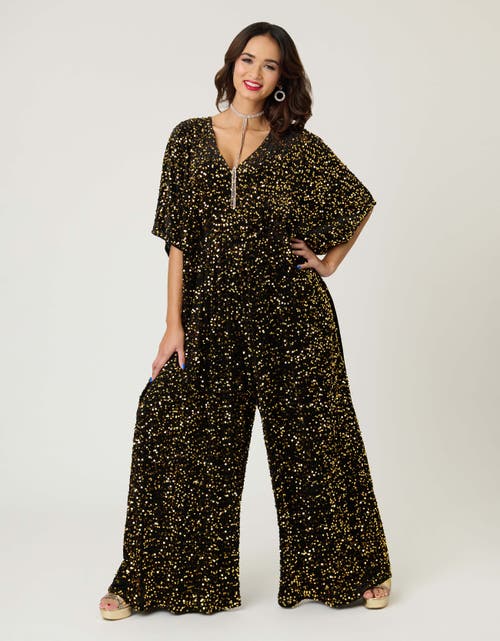 Unique Vintage Caftan Jumpsuit In Multi