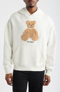 Palm Angels Bear Regular Fit Stretch Cotton Hoodie