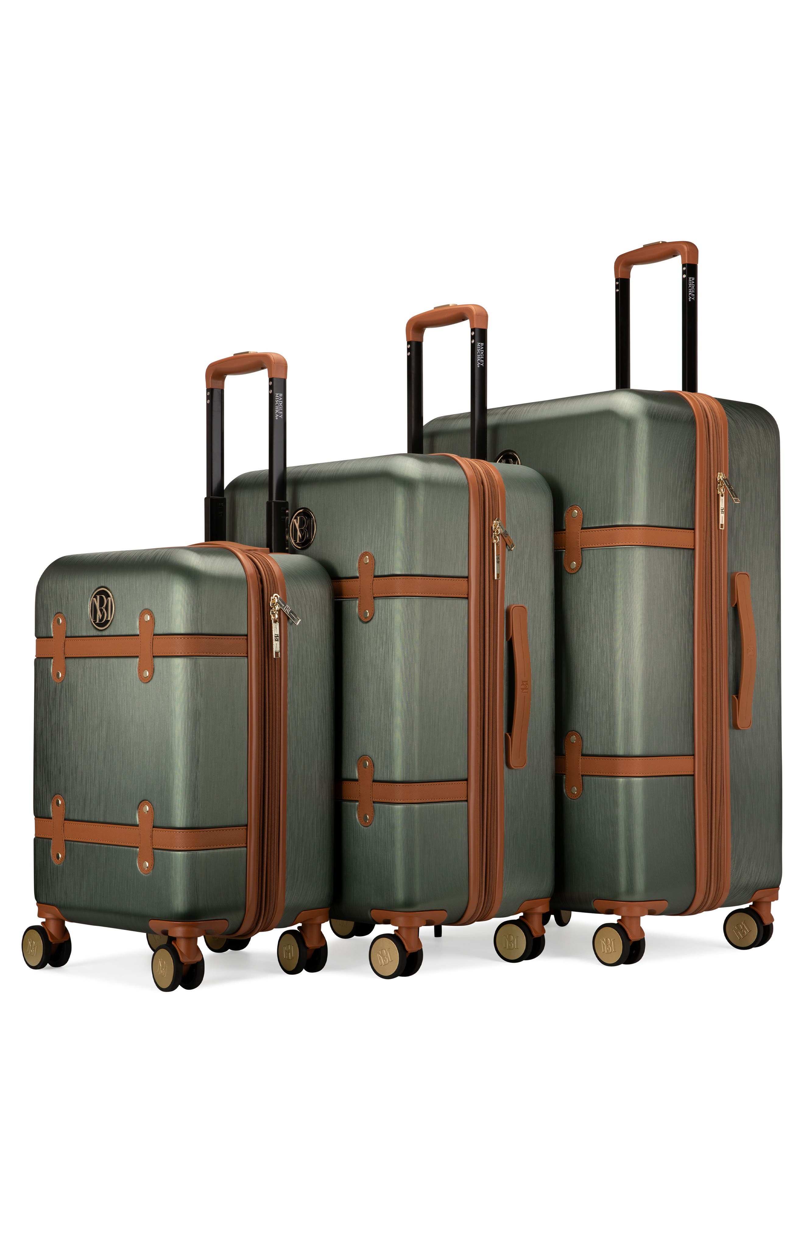 Badgley Mischka Collection The Grace 3-Piece Hardside Luggage Set, Alternate, color, 