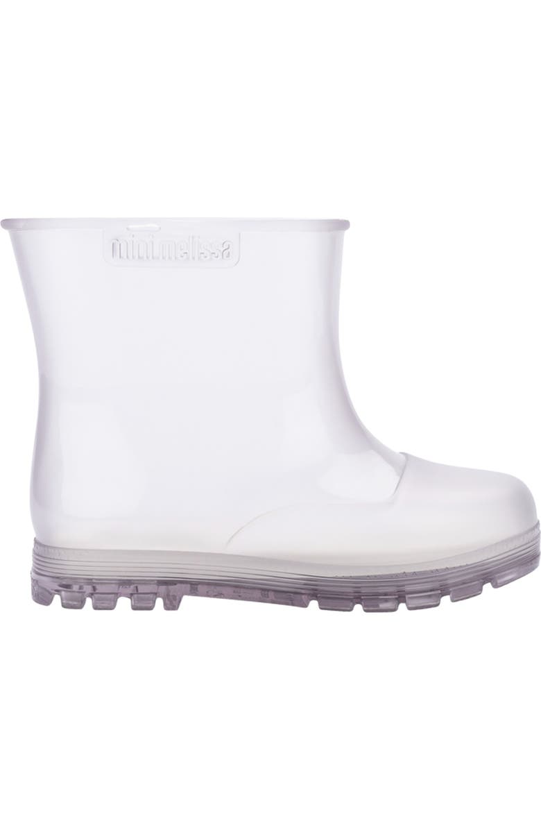 Mini Melissa Kids' Welly Rain Boots, Alternate, color, Clear