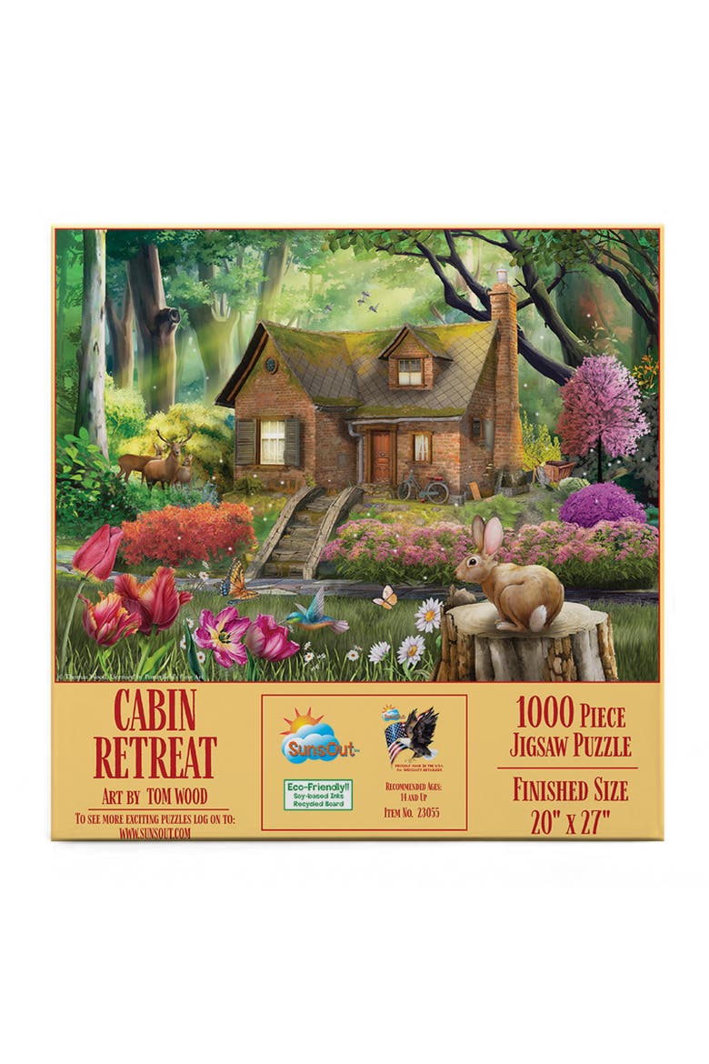Cabin Retreat 1000 piece Jigsaw Puzzle for Adults, Alternate, color, Multicolor