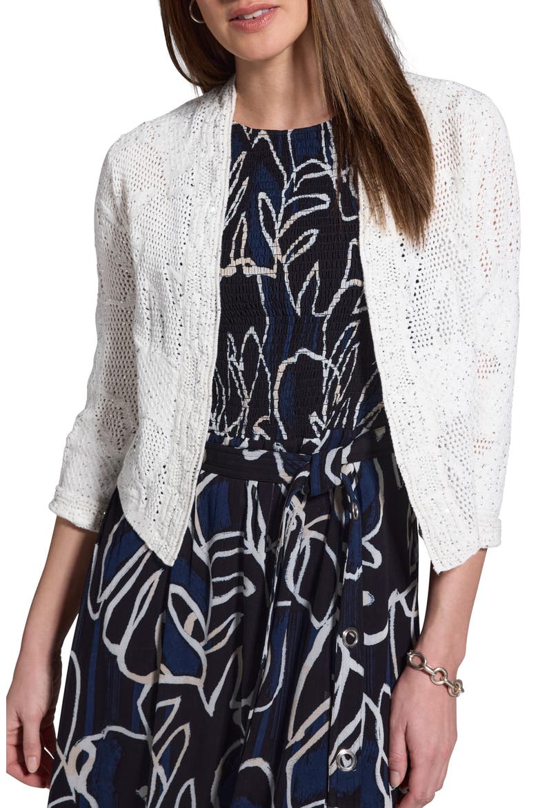 Subtle Sequin Cardigan, Main, color, CLASSIC CREAM
