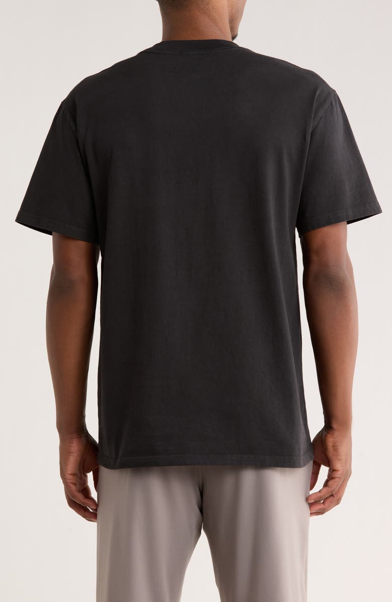 SANTO STUDIO Crossword Drappo Cotton Graphic T-Shirt, Alternate, color, Vintage Black