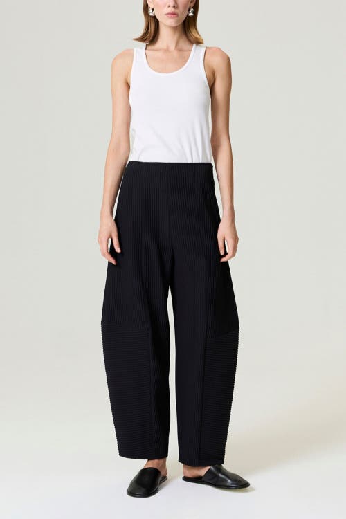 Nocturne Cord Detailed Pants In Black