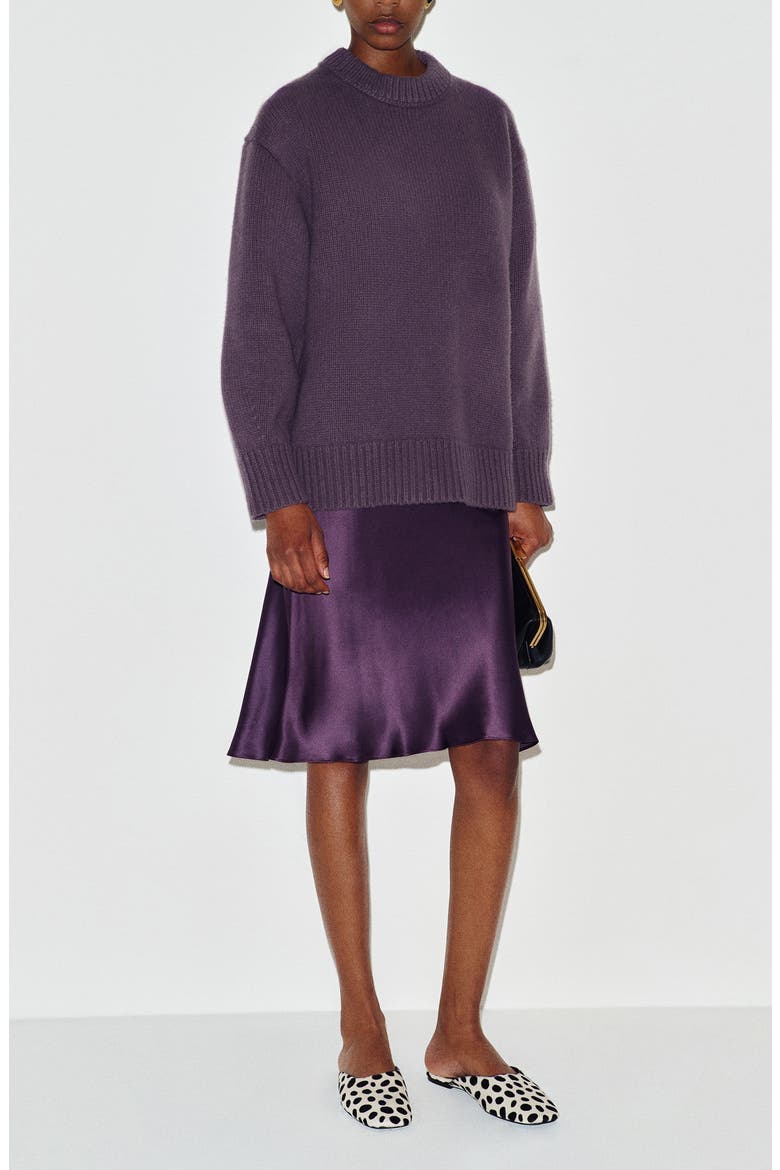 Jo Oversized Regenerative Wool Sweater, Alternate, color, CRUSHED VIOLET