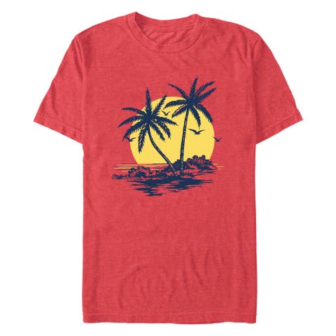 Men's Lost Gods Full Moon Palms  Graphic T-Shirt