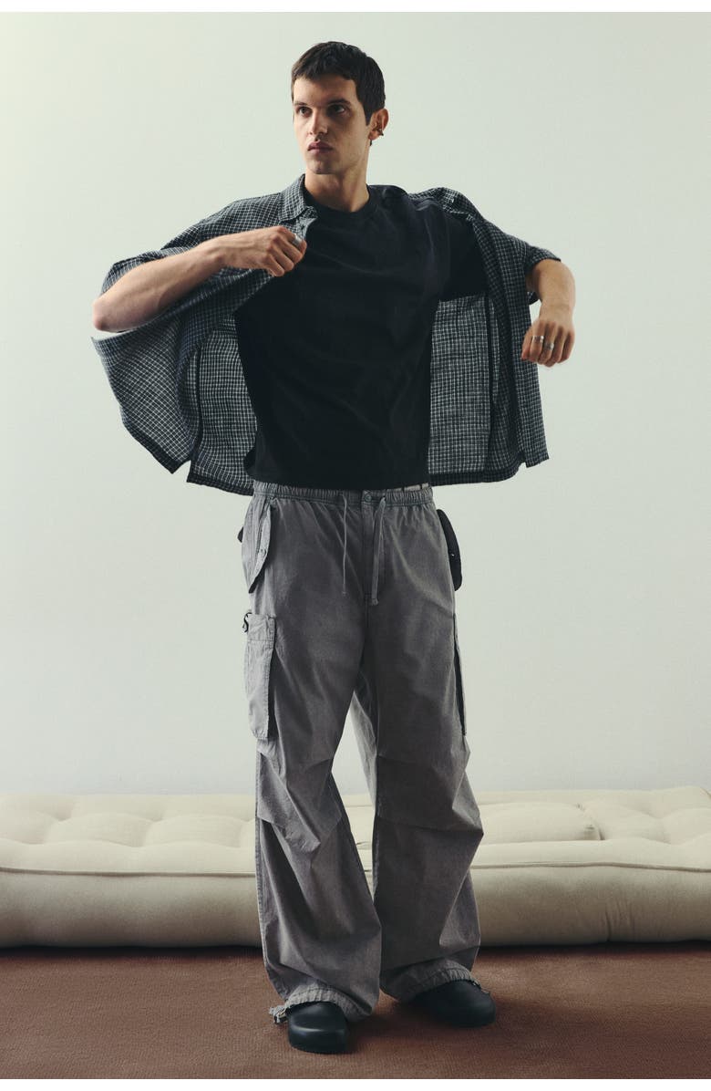 H&M Oversized-fit t-shirt, Alternate, color, Black