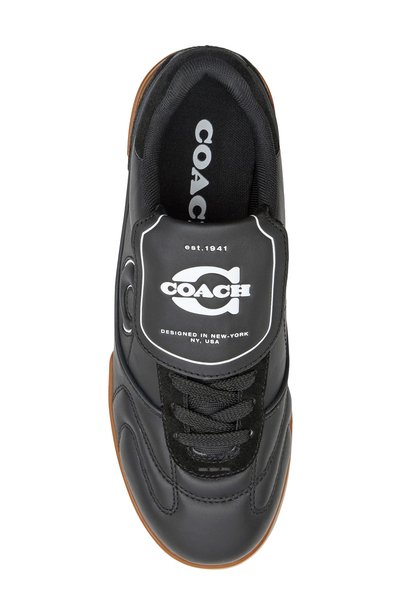 COACH Match Sneaker, Alternate, color, Black