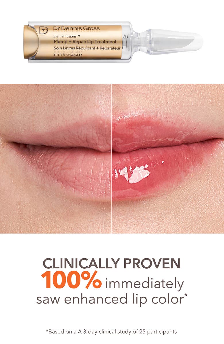 Dr. Dennis Gross Skincare Derminfusions<sup>™</sup> Plump + Repair Lip Treatment Ornament, Alternate, color, 