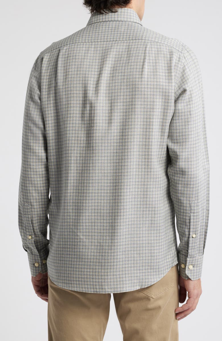 Scott Barber Cotton & Wool Button-Up Shirt, Alternate, color, 