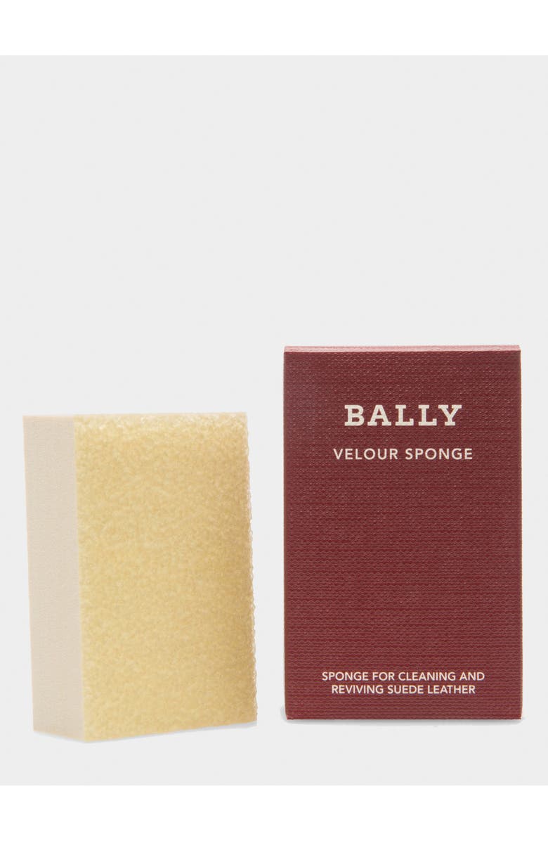 Bally Velour Sponge Shoe Care Accessory For Suede, Main, color, Natural