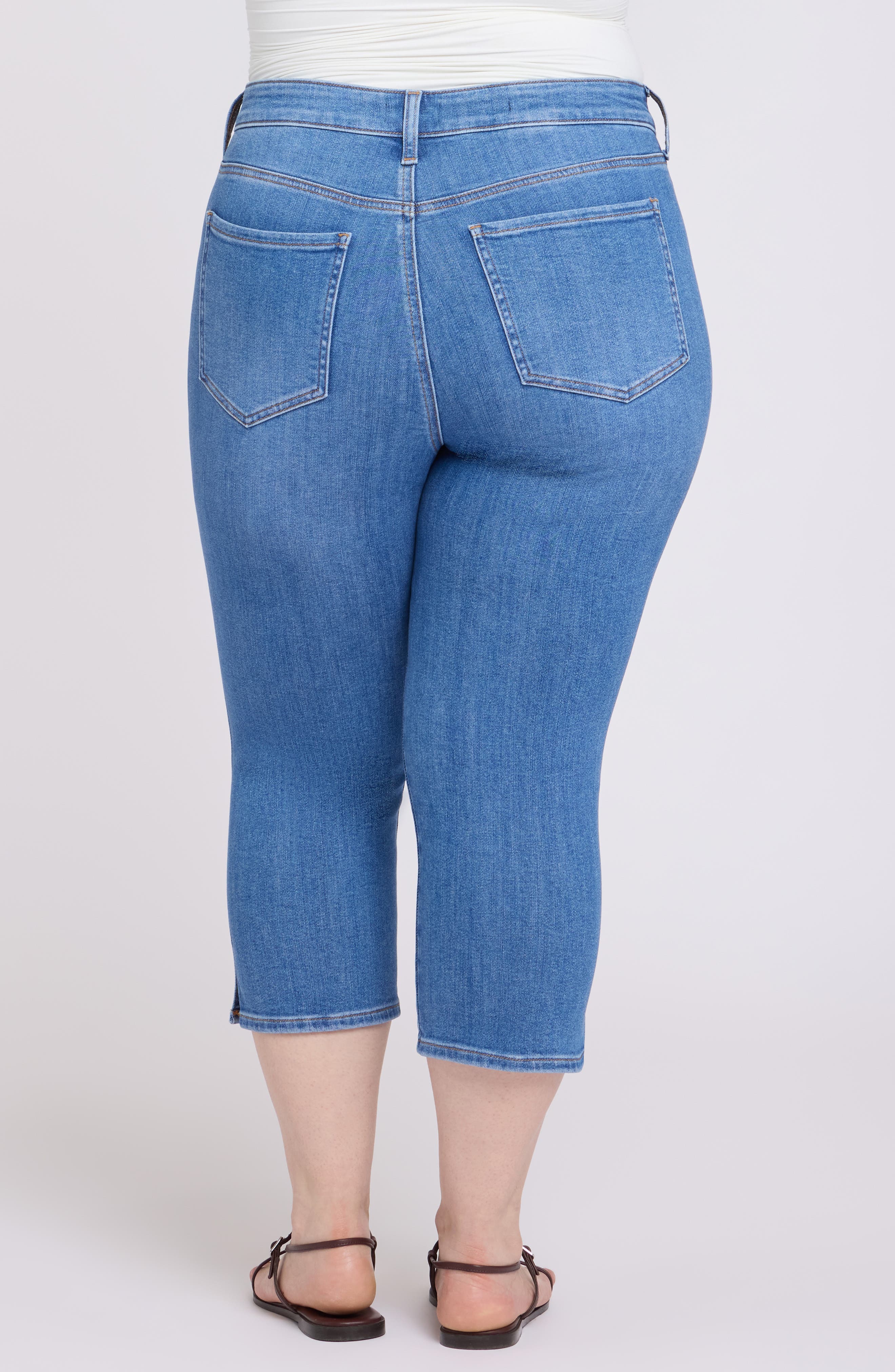 Chloe Side Slit Capri Jeans - image 2