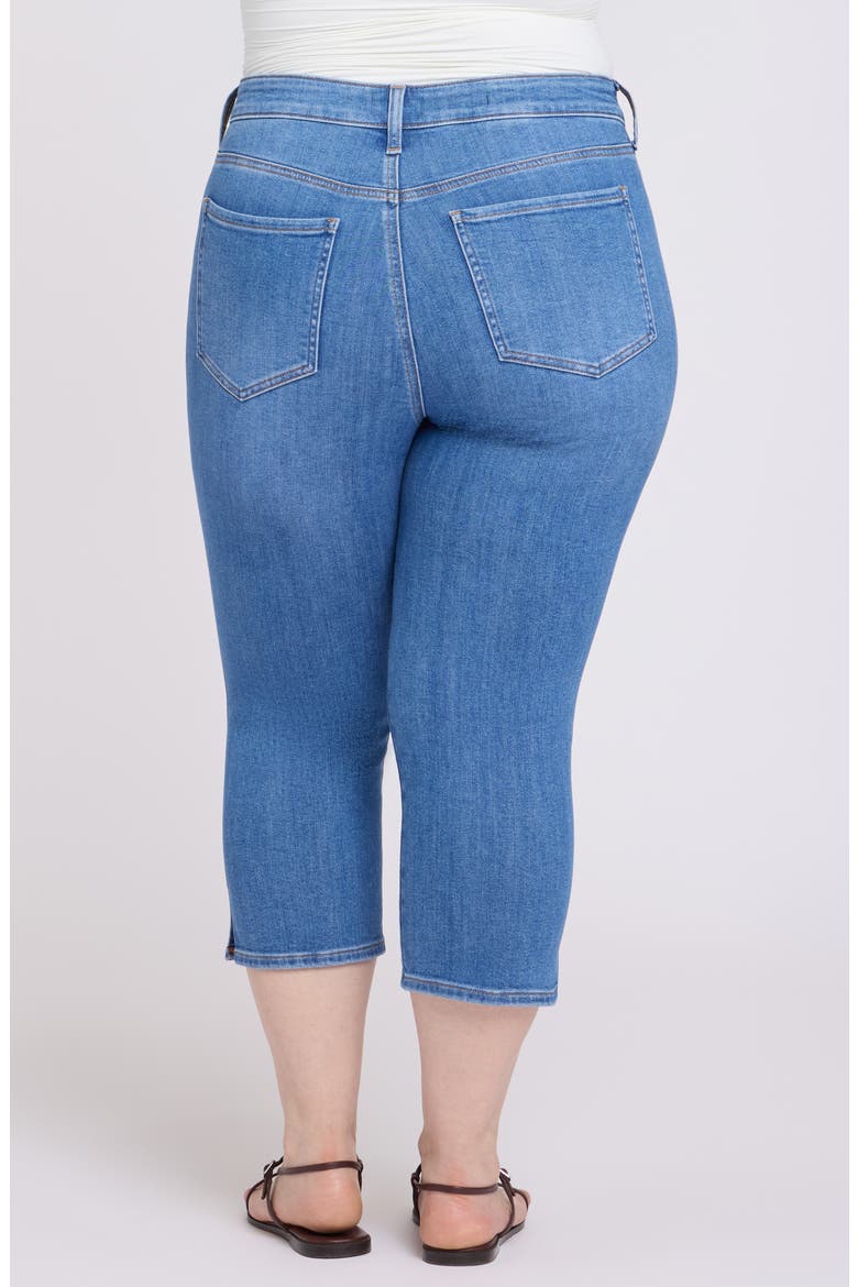 Chloe Side Slit Capri Jeans, Alternate, color, BLUE PARADISE