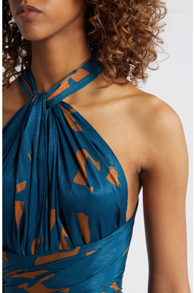 Umy Abstract Print Convertible Jumpsuit, Alternate, color, BLUE