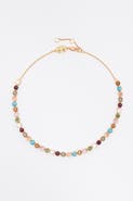 Bimba y Lola Chain Crystal Necklace
