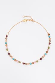 Bimba y Lola Chain Crystal Necklace