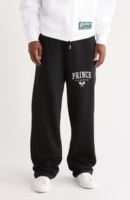 Prince Logo Embroidered Fleece Pants