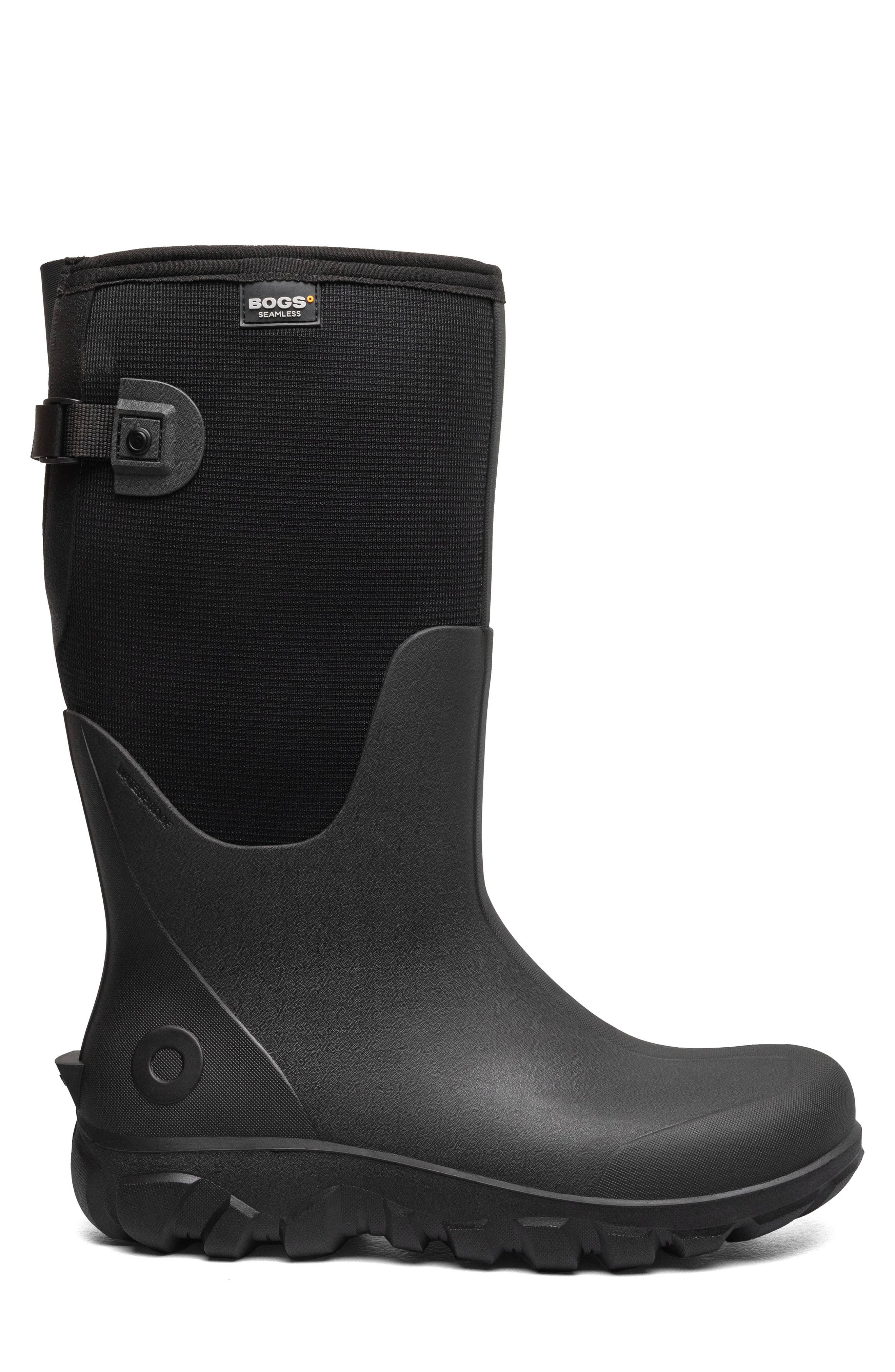 Bogs Classic Seamless Tall Waterproof Boot, Alternate, color, Black