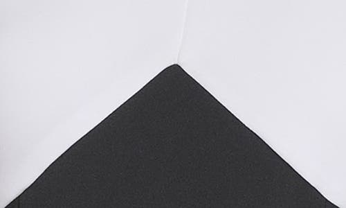 CALVIN KLEIN CALVIN KLEIN COLORBLOCK SLEEVELESS A-LINE MIDI DRESS 