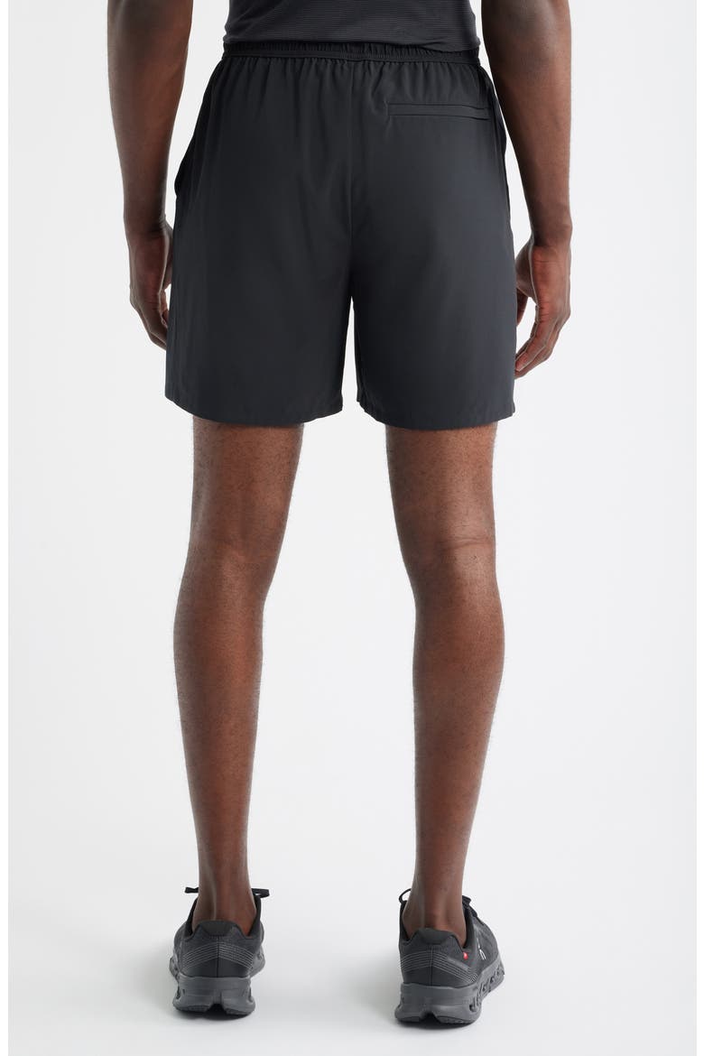 Zelstretch 7-Inch Perforated Shorts, Alternate, color, BLACK CAVIAR